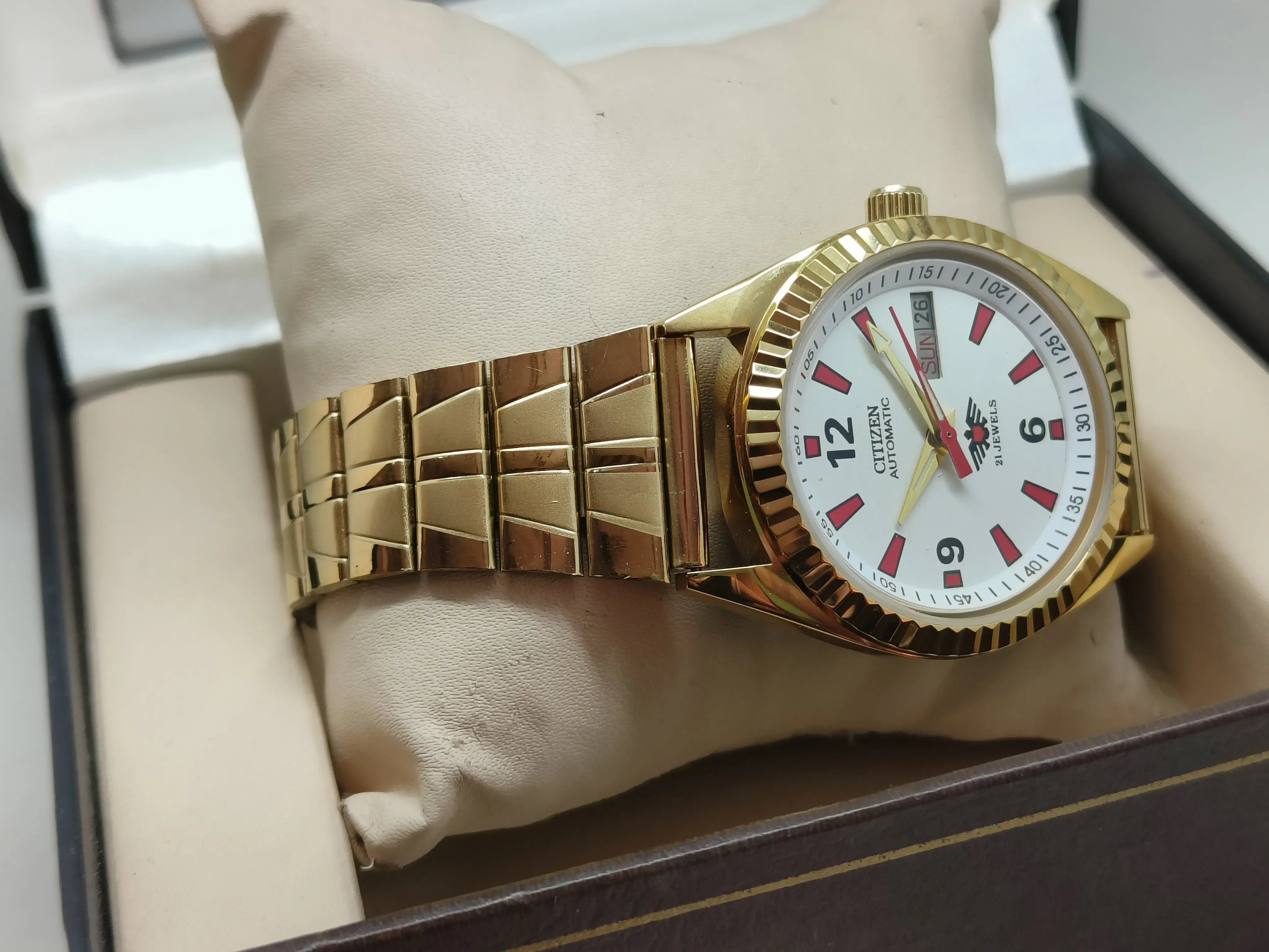 Citizen Eagle 7 Automatic Watch – Japan Made, Day-Date Stainless Steel National Watches