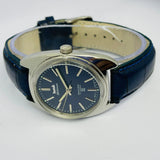 HMT Kohinoor 17 Jewels Mechanical – Blue Dial with Leather Strap National Watches