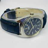 HMT Kohinoor 17 Jewels Mechanical – Blue Dial with Leather Strap National Watches
