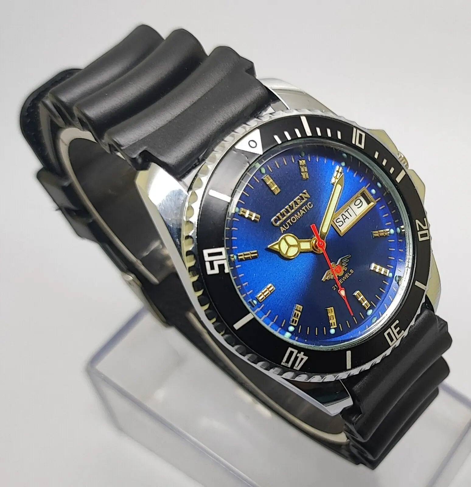 Citizen Sports Automatic Refurbished Watch Vintage Style Reliable Japanese Movement - National Watches