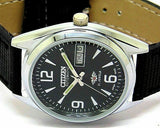 Citizen Automatic 8200 Movement stainless steel Japan Made 21 Jewels Men s Wrist Watch