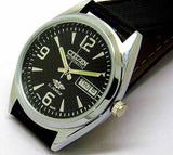 Citizen Automatic 8200 Movement stainless steel Japan Made 21 Jewels Men s Wrist Watch