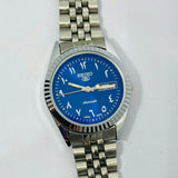 Seiko 5 Automatic Arabic Numerals Blue Dial | Original 17 Jewels Japan Movement National Watches