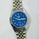 Seiko 5 Automatic Arabic Numerals Blue Dial | Original 17 Jewels Japan Movement
