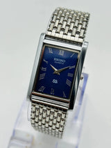 Seiko Tank Style Roman Dial Watch – Slim Classic Men Dress Watch National Watches