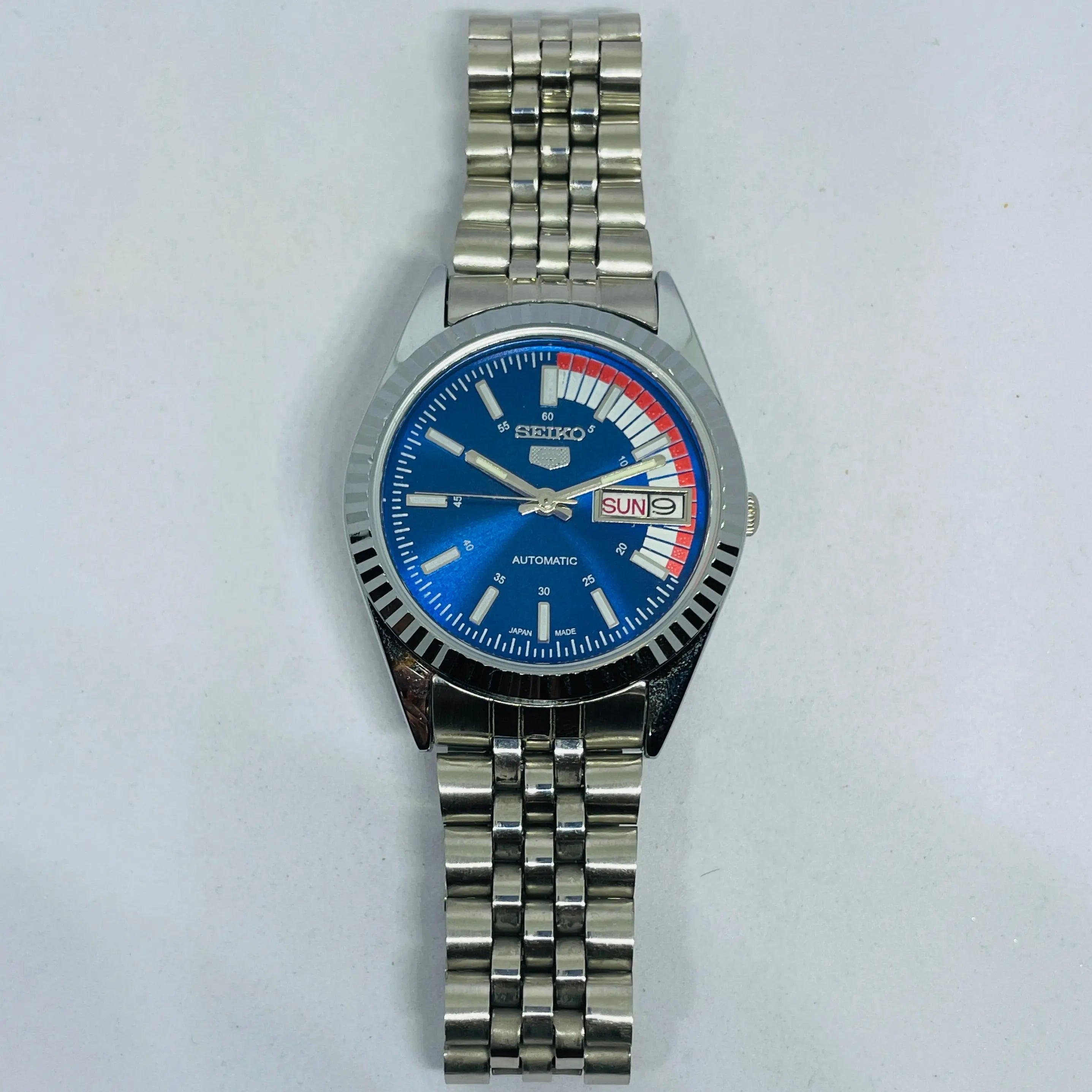 Seiko Racer Automatic Men’s Vintage Watch | Japan Movement Refurbished National Watches