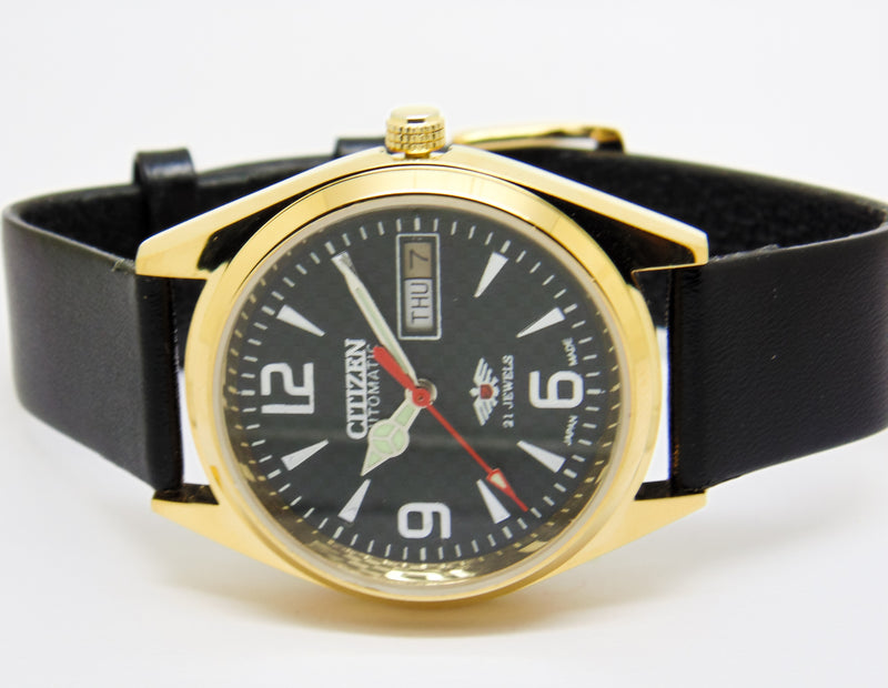 Citizen Automatic 8200 Movement stainless steel Japan Made 21 Jewels Men s Wrist Watch