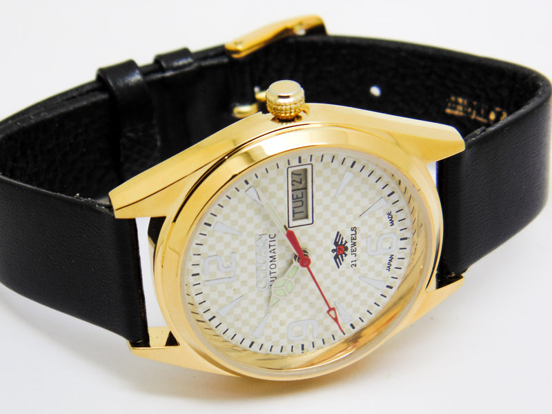 Citizen Automatic 8200 Movement stainless steel Japan Made 21 Jewels Men s Wrist Watch