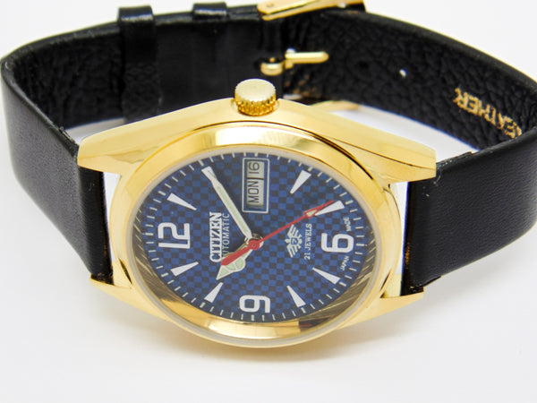 Citizen Automatic 8200 Movement stainless steel Japan Made 21 Jewels Men s Wrist Watch