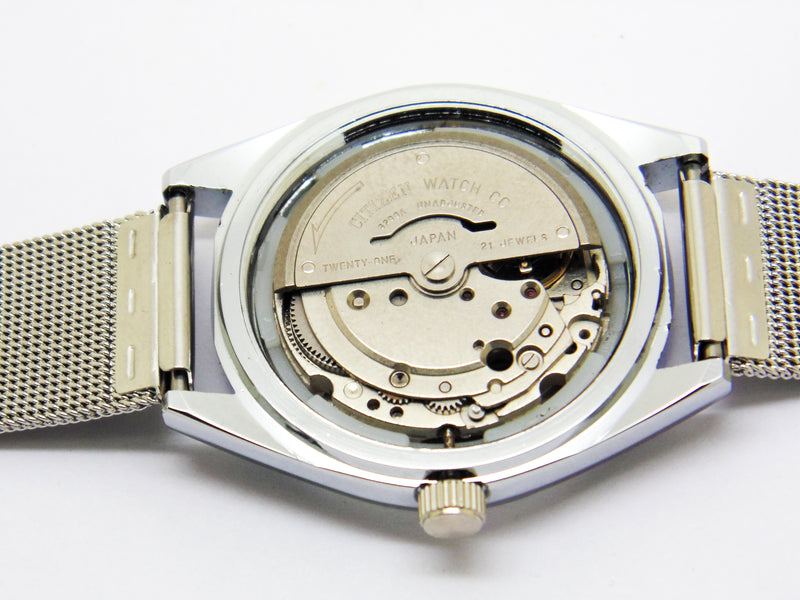 Citizen Automatic 8200 Movement stainless steel Japan Made 21 Jewels Men s Wrist Watch