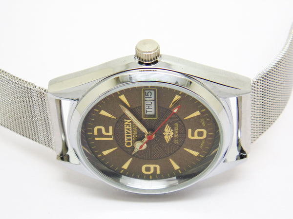 Citizen Automatic 8200 Movement stainless steel Japan Made 21 Jewels Men s Wrist Watch