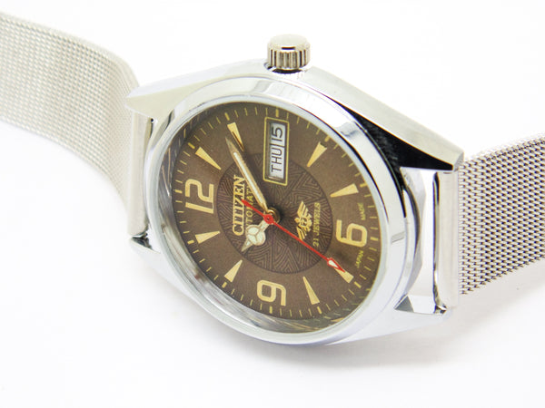 Citizen Automatic 8200 Movement stainless steel Japan Made 21 Jewels Men s Wrist Watch