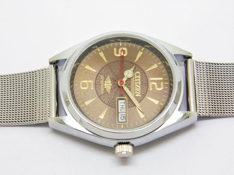 Citizen Automatic 8200 Movement stainless steel Japan Made 21 Jewels Men s Wrist Watch