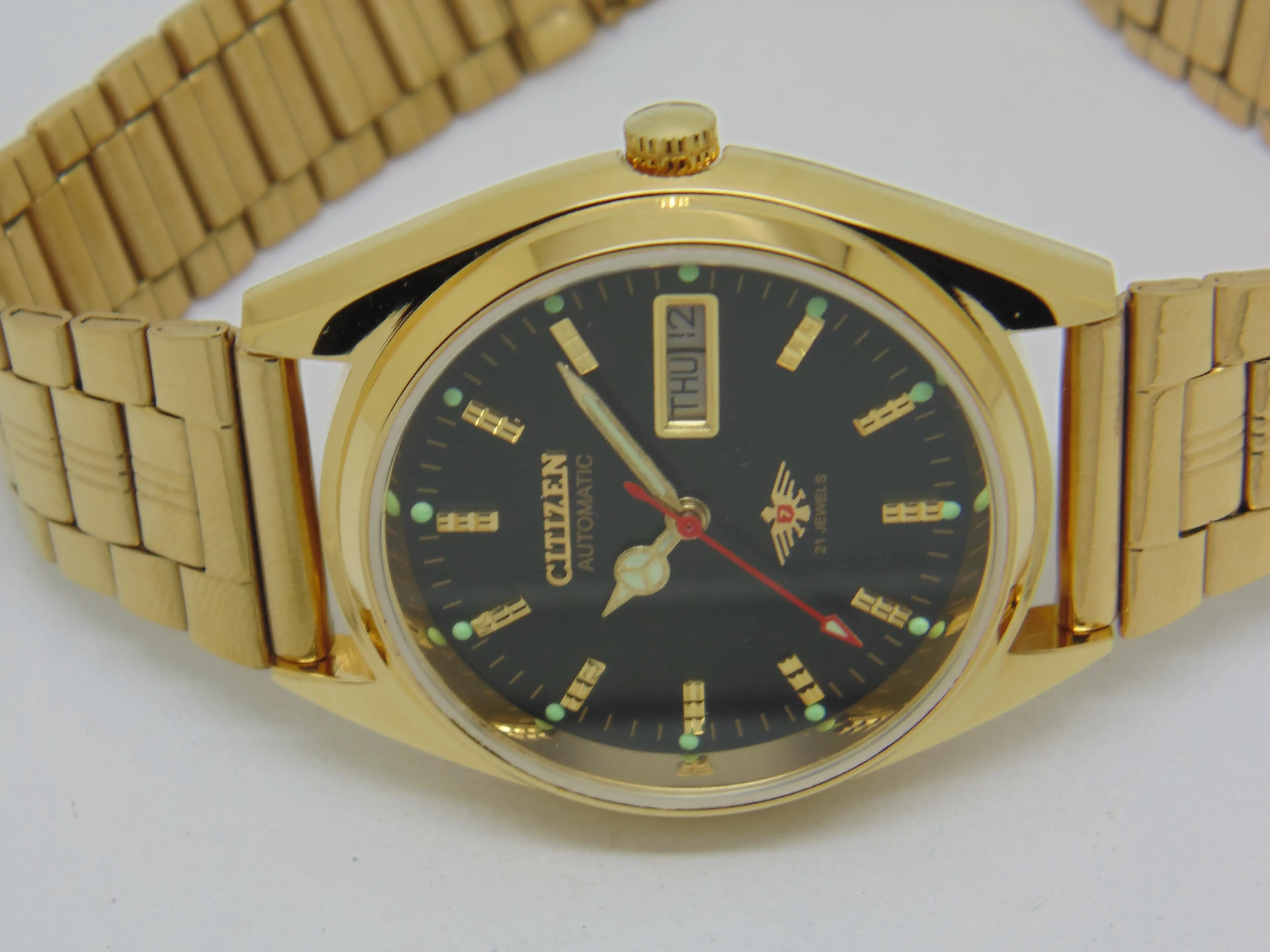 Citizen Automatic 8200 Movement stainless steel Japan Made 21 Jewels Men s Wrist Watch National Watches
