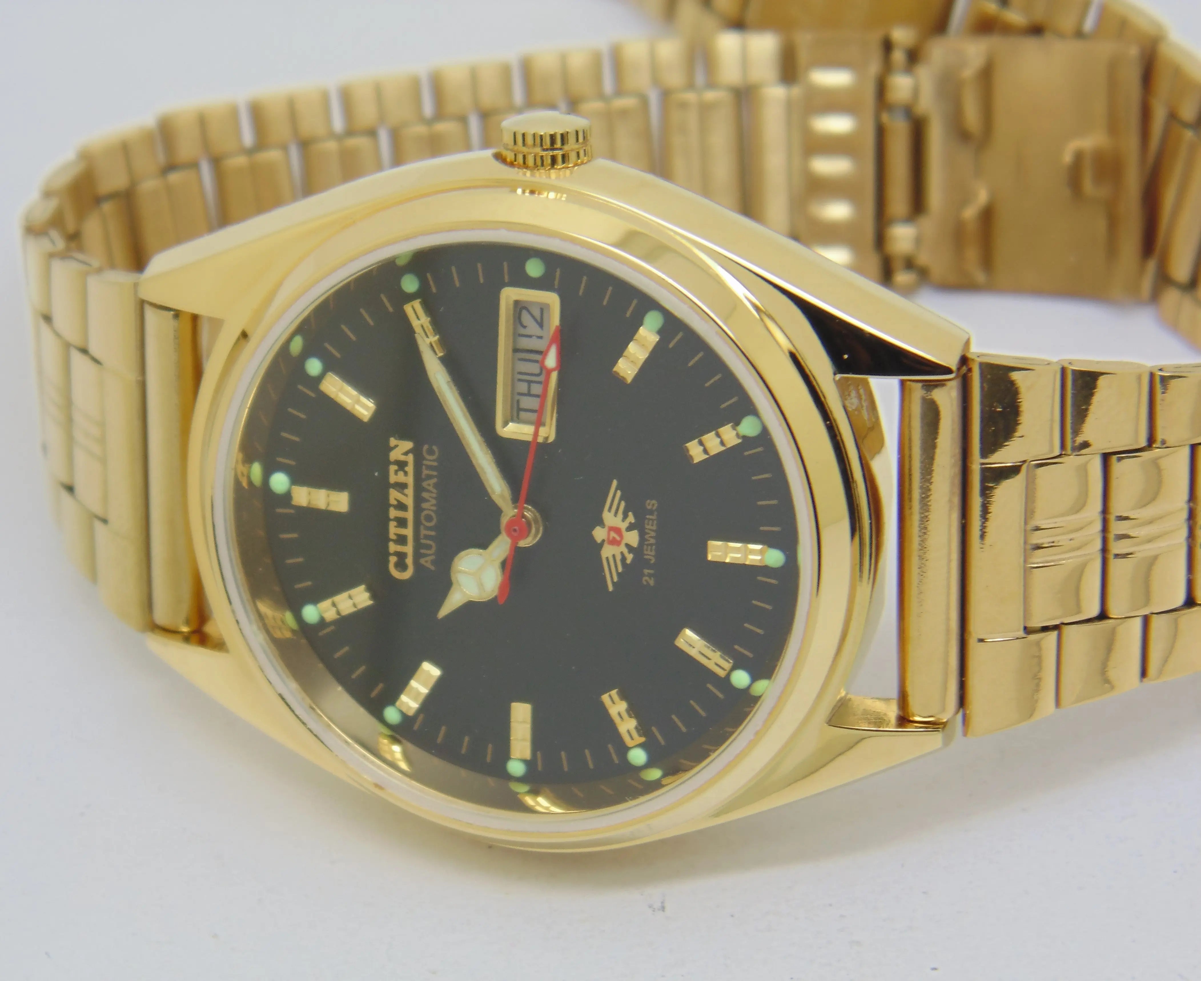 Citizen Automatic 8200 Movement stainless steel Japan Made 21 Jewels Men s Wrist Watch National Watches