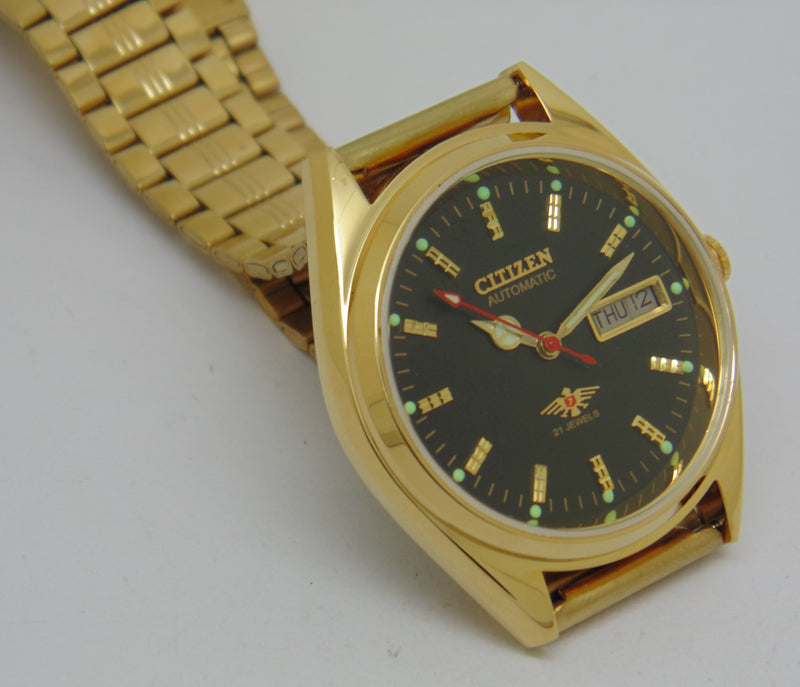 Citizen Automatic 8200 Movement stainless steel Japan Made 21 Jewels Men s Wrist Watch