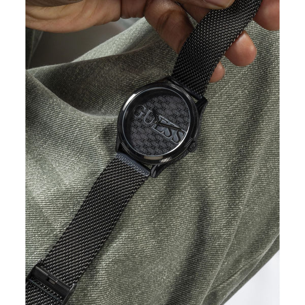 Guess Reputation Men Round Dial Quartz Analog Watch