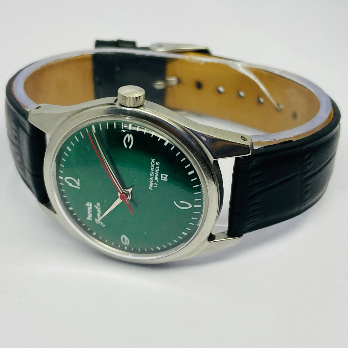 HMT Janata 17 Jewels Mechanical Hand Winding Vintage Watch India National Watches