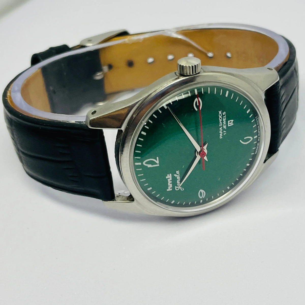 HMT Janata 17 Jewels Mechanical Hand Winding Vintage Watch India National Watches