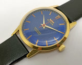 Hmt sona Mechanical Handwinding Movement gold plated Para Jewels Analog Dial Wrist Watch For Men