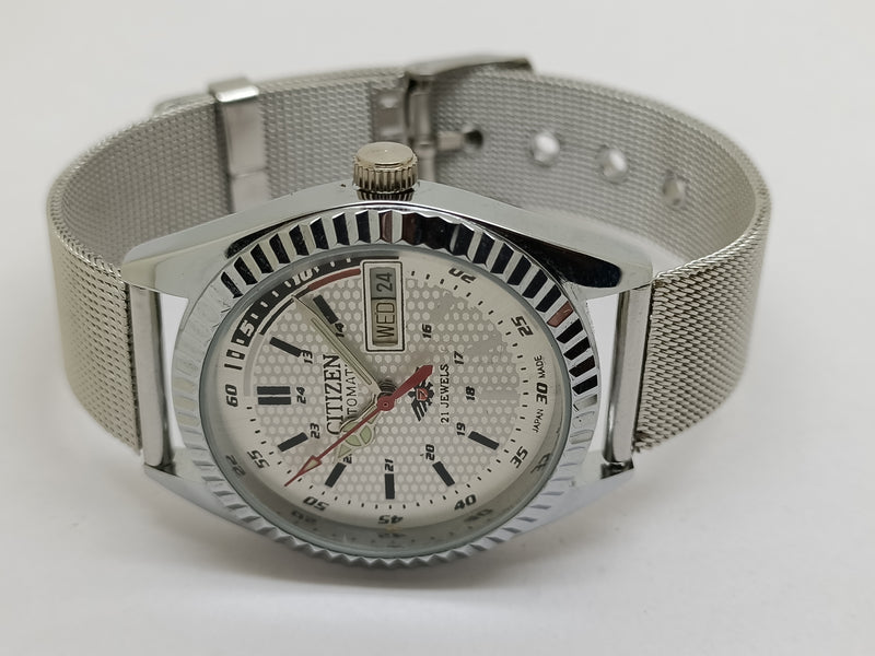 Citizen Automatic 8200 Movement stainless steel Japan Made 21 Jewels Men s Wrist Watch