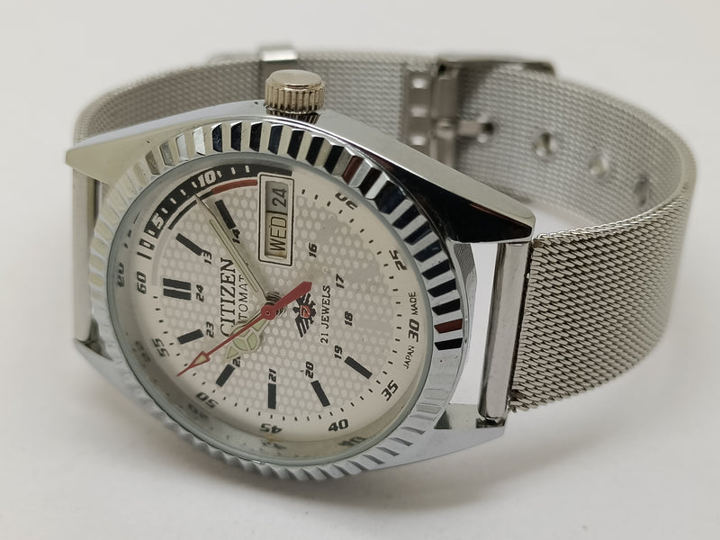 Citizen Automatic 8200 Movement stainless steel Japan Made 21 Jewels Men s Wrist Watch