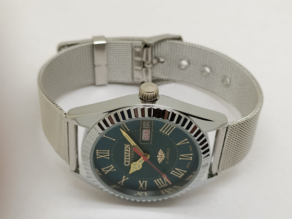Citizen Automatic 8200 Movement stainless steel Japan Made 21 Jewels Men s Wrist Watch