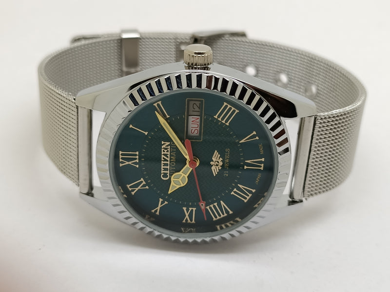 Citizen Automatic 8200 Movement stainless steel Japan Made 21 Jewels Men s Wrist Watch