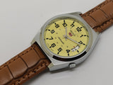 VINTAGE REFURBISHED SEIKO 5 AUTOMATIC JAPAN MENS DAY DATE WATCH