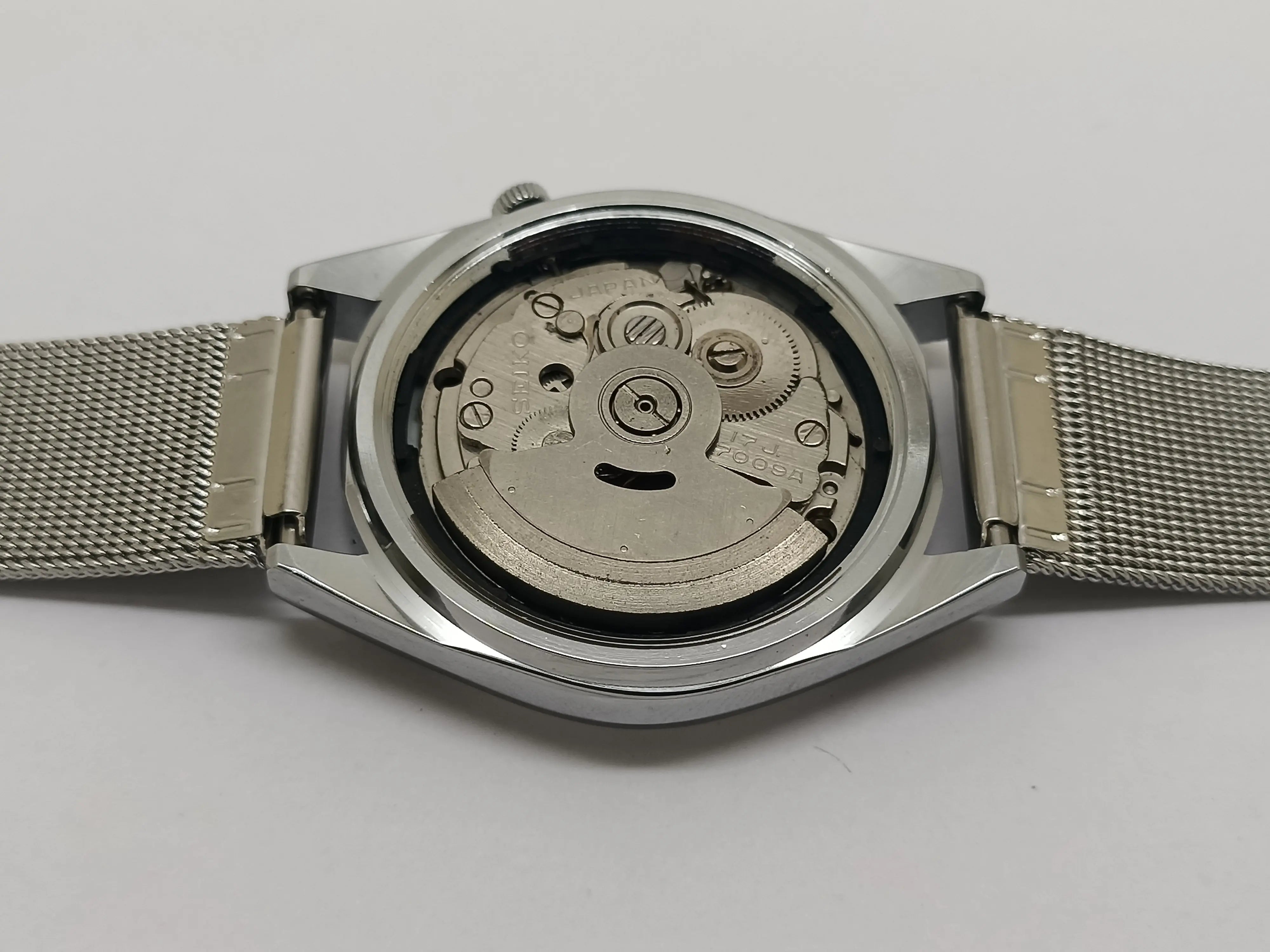 Seiko 5 Black Dial Automatic Vintage Watch National Watches