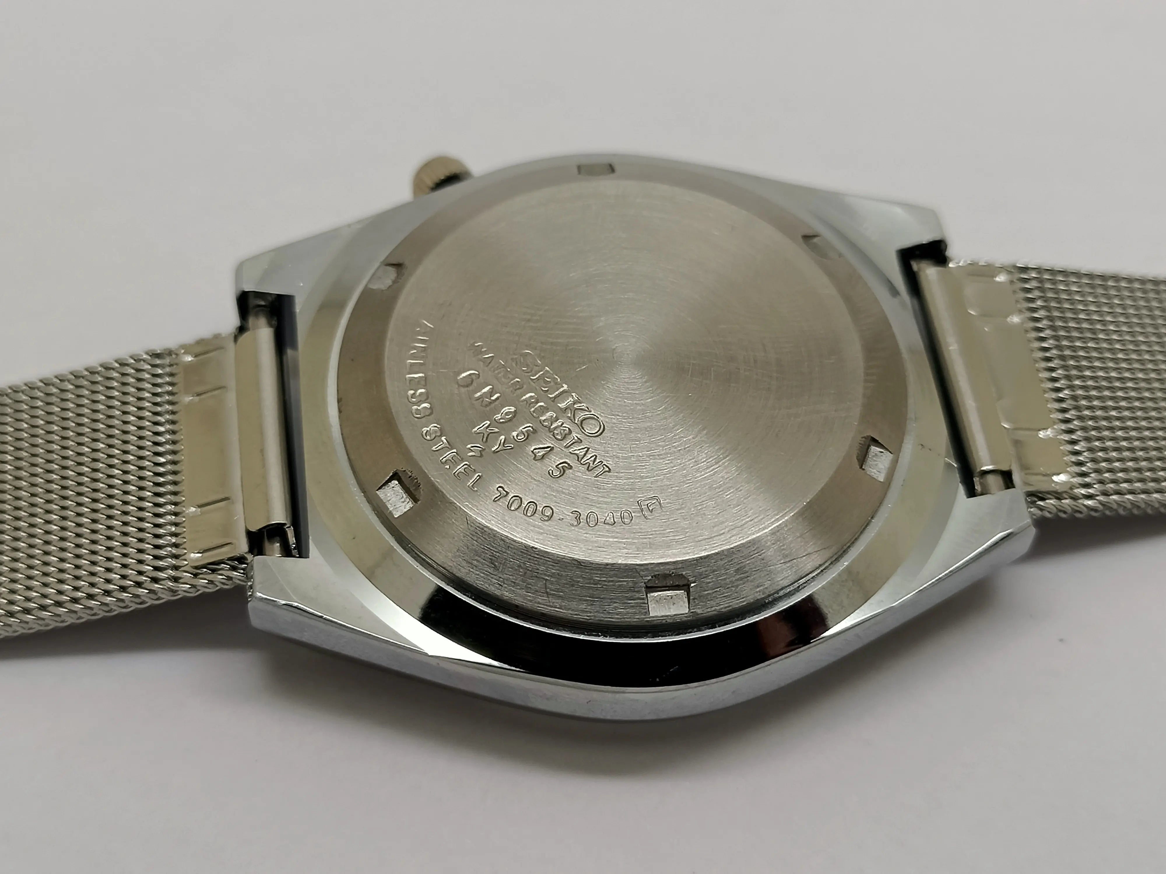 Seiko 5 Black Dial Automatic Vintage Watch National Watches