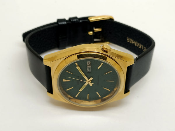 Seiko 5 Black Dial Automatic Vintage Watch