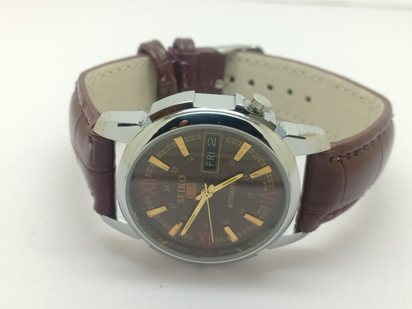 Seiko 5 Black Dial  Automatic Vintage Watch