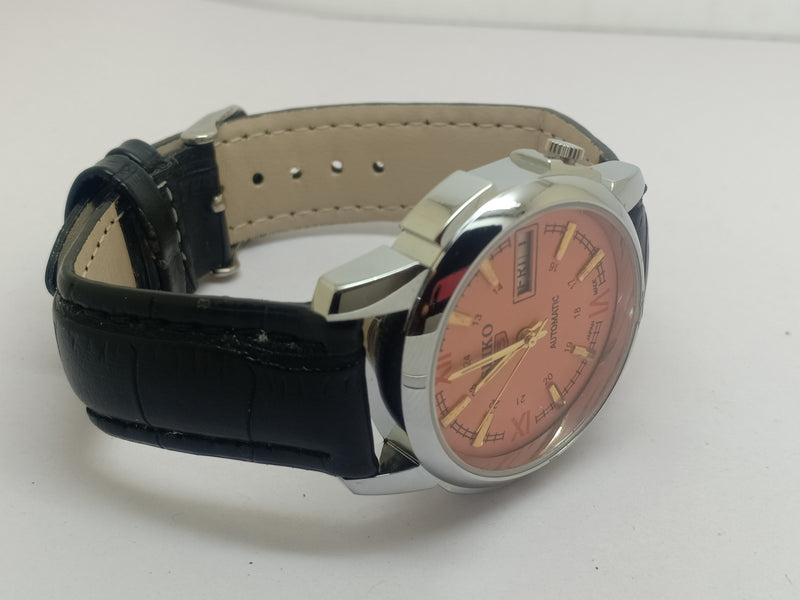Seiko 5 Black Dial Automatic Vintage Watch