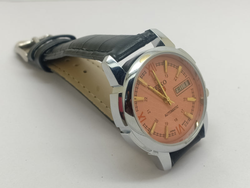 Seiko 5 Black Dial Automatic Vintage Watch