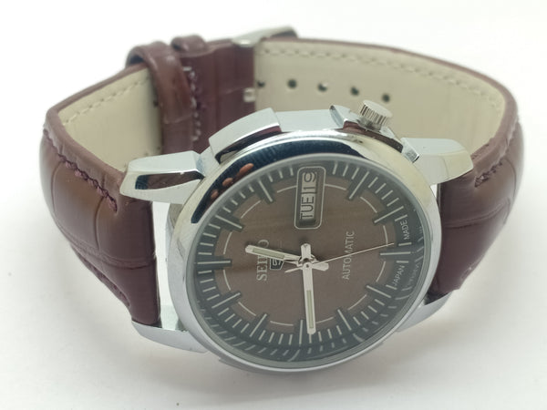 Seiko 5 Black Dial Automatic Vintage Watch