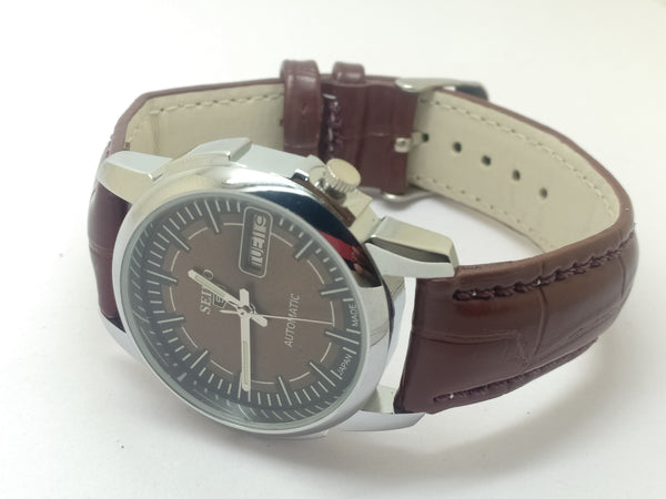 Seiko 5 Black Dial Automatic Vintage Watch