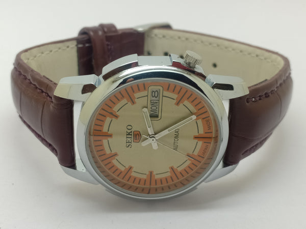 Seiko 5 Black Dial Automatic Vintage Watch