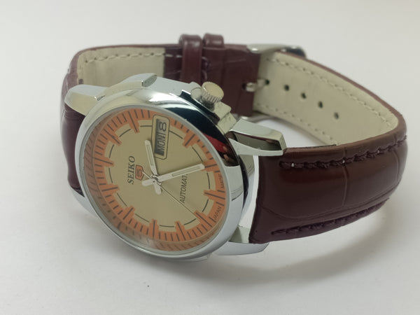 Seiko 5 Black Dial Automatic Vintage Watch