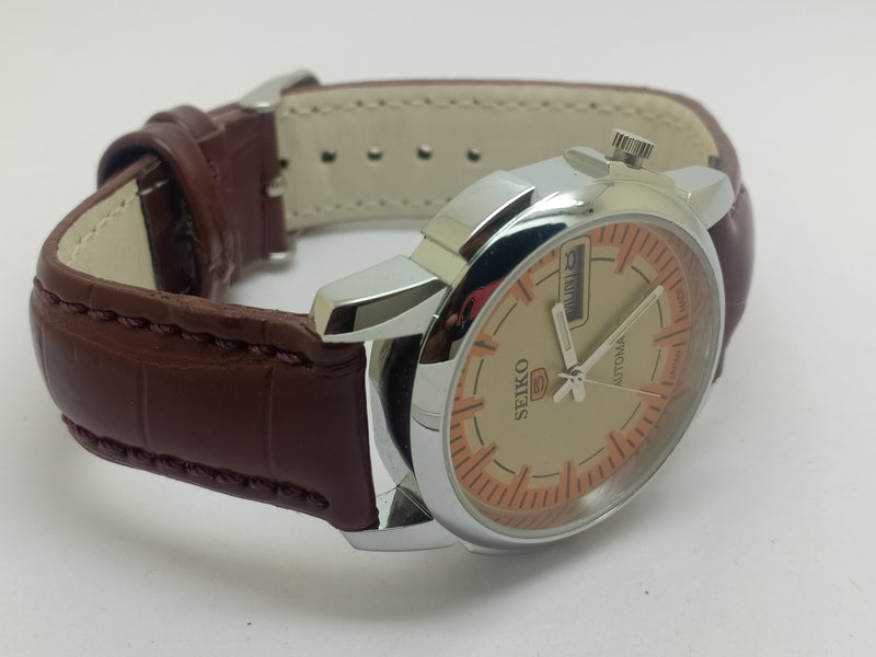 Seiko 5 Black Dial Automatic Vintage Watch