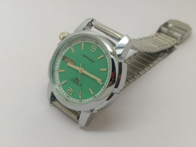 Seiko 5 Black Dial Automatic Vintage Watch