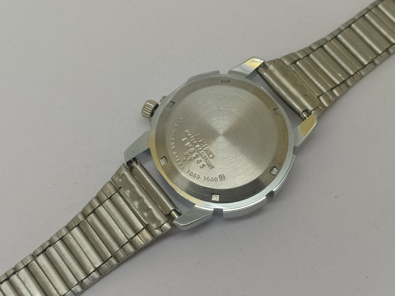 VINTAGE REFURBISHED SEIKO 5 AUTOMATIC JAPAN MENS DAY DATE WATCH