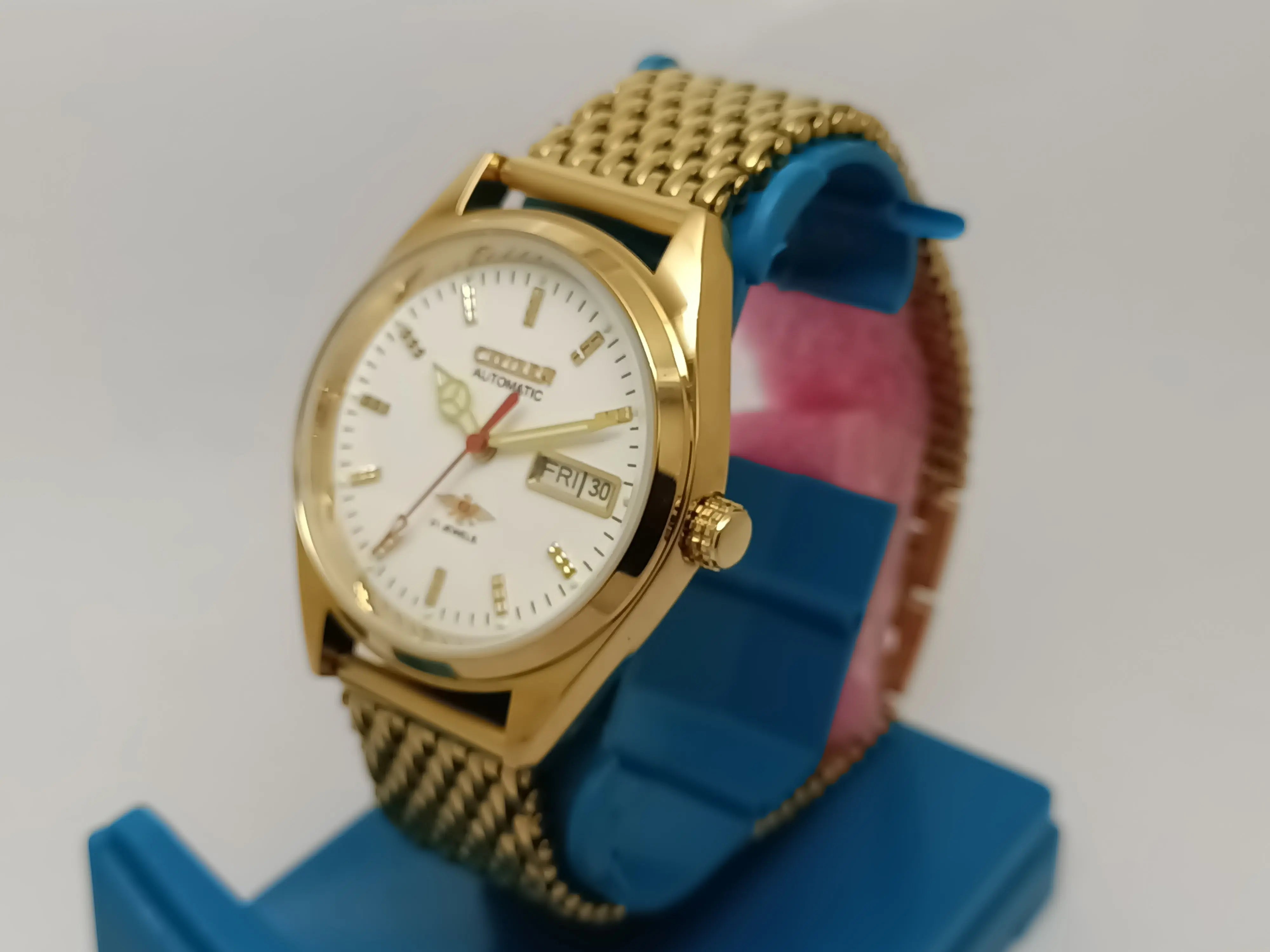 Citizen Automatic 8200 Movement stainless steel Japan Made 21 Jewels Men s Wrist Watch National Watches