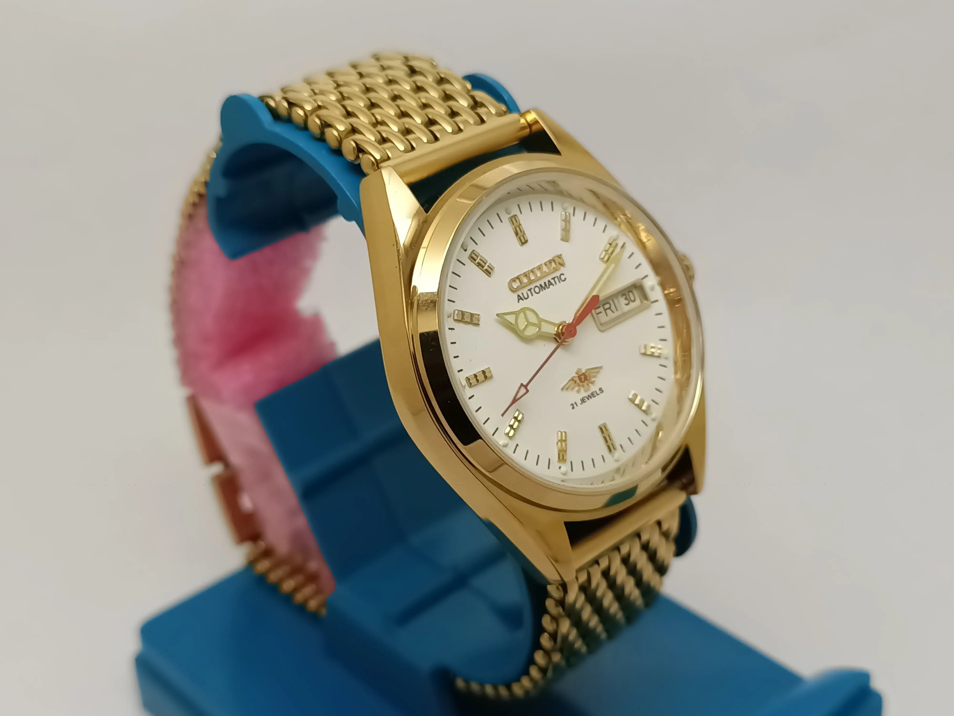 Citizen Automatic 8200 Movement stainless steel Japan Made 21 Jewels Men s Wrist Watch National Watches
