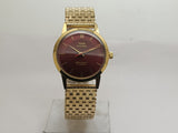 Hmt sona Mechanical Handwinding Movement gold plated Para  Jewels Analog Dial Wrist Watch For Men