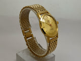 Hmt sona Mechanical Handwinding Movement gold plated Para Jewels Analog Dial Wrist Watch For Men