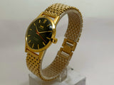 Hmt sona Mechanical Handwinding Movement gold plated Para Jewels Analog Dial Wrist Watch For Men