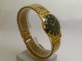 Hmt sona Mechanical Handwinding Movement gold plated Para Jewels Analog Dial Wrist Watch For Men
