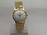 Hmt sona Mechanical Handwinding Movement gold plated Para Jewels Analog Dial Wrist Watch For Men