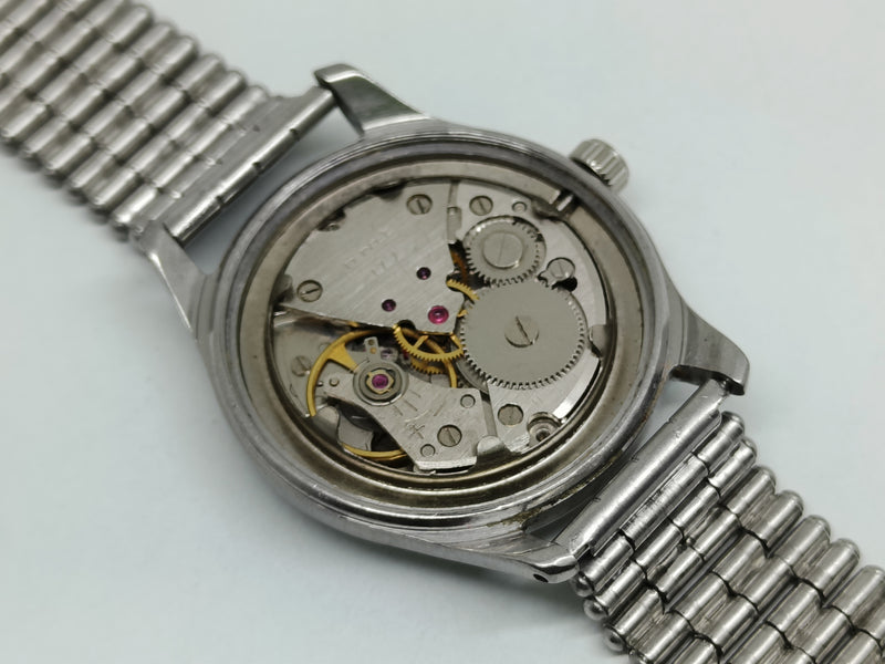 Hmt Pilot Mechanical Handwinding Movement stainless Steel Para Shock 17 Jewels Analog Dial Wrist Watch For Men